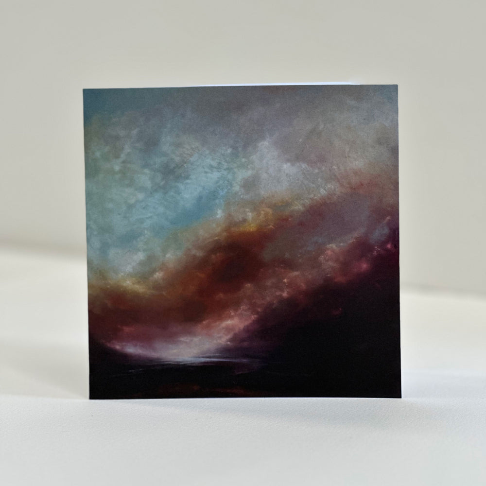 Lakeside Dawn greetings card