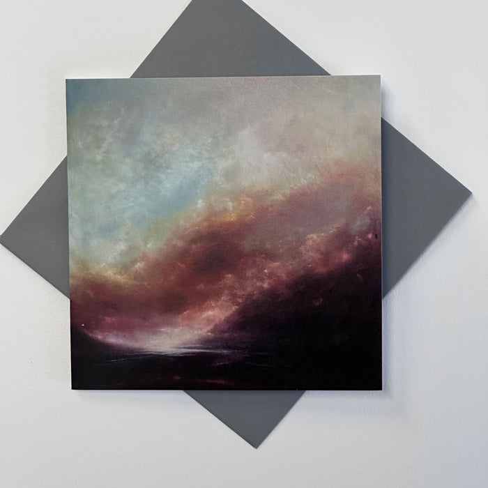 Lakeside Dawn greetings card