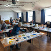 Exploring oils & cold wax - 2 day workshop in Coverack, Cornwall: 16 & 17 April 2024